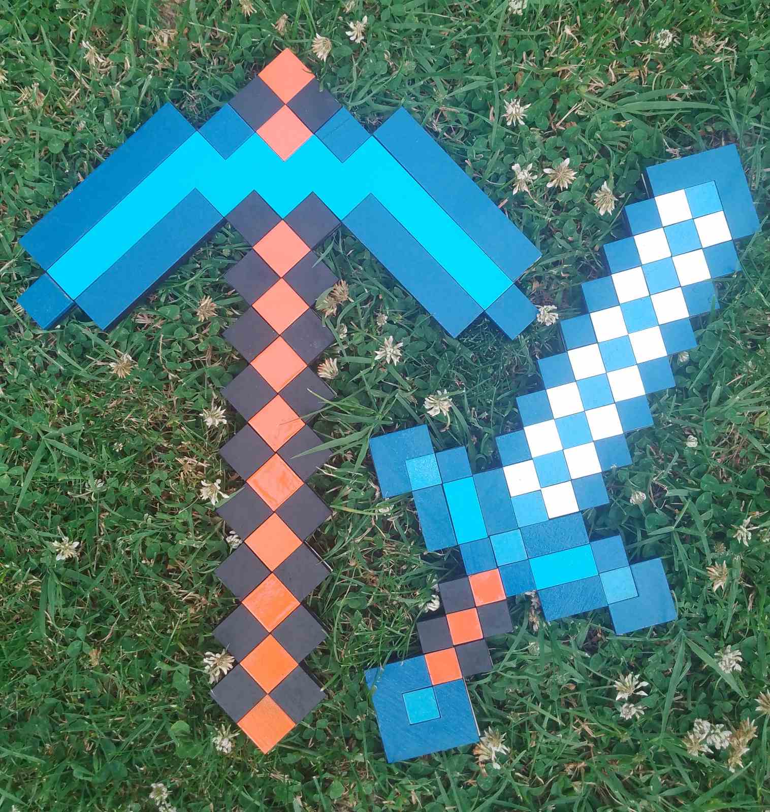 Minecraft Diamond Mač & Pickaxe - Image 5