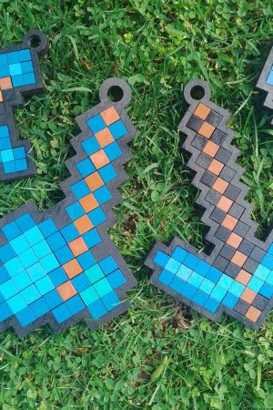 Minecraft mač, pikeks, sekira, lopata set